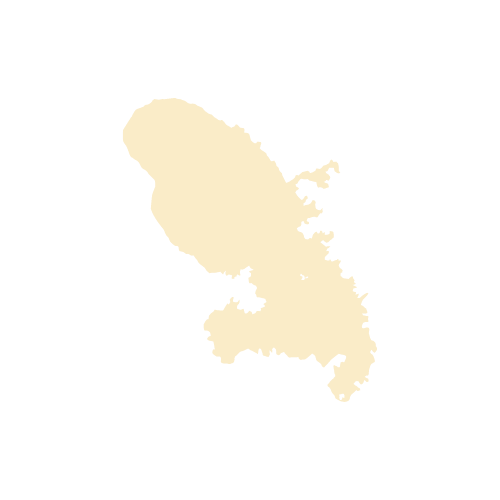 Une carte de la martinique